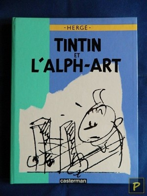 Tintin - Tintin et l'alph-art (1e druk, HC)