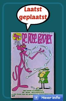 Laatst geplaatst De Rose Panter ( Junior Press TV-strip)