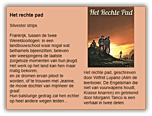 Het rechte pad - Silvester Strips