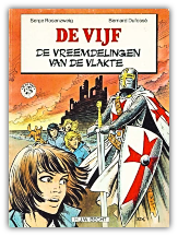 De Vijf 04 - De vreemdelingen van de vlakte (1e druk)