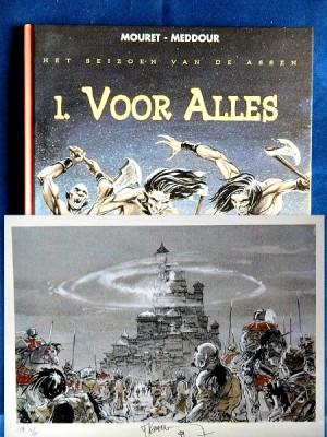 Het seizoen van de assen 01 - Voor alles (1e druk, HC, genummerd / gesigneerd met ex-libris)