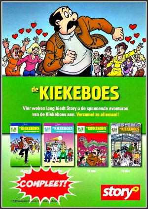 De Kiekeboes (4-delige set reclame-uitgaven Story, 2015)
