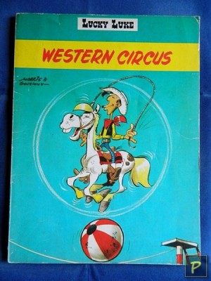 Lucky Luke 05 - Western Circus (1e druk, A'dam Boek)