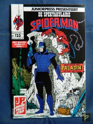 De Spektakulaire Spiderman (Nr. 123) - Het moordkomplot: Hulp aangeboden + Huis en hart