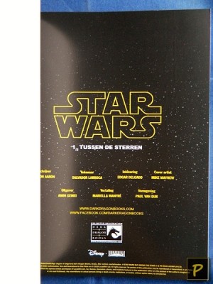 Star Wars: Tussen de sterren Deel 1 (titelblad)