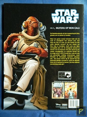Star Wars:  Muiterij op Mon Cala Deel 1 (achterkaft)