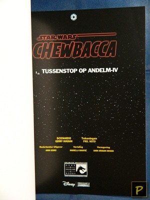 Star Wars: Chewbacca: Tussenstop op Andelm-IV Deel 1 (titelblad)