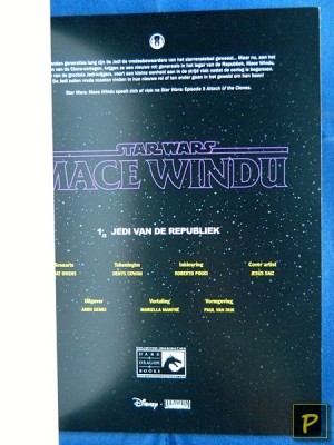 Star Wars: Mace Windu: Jedi van de Republiek Deel 1 (Titelblad)