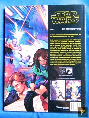 Star Wars:  De ontsnapping Deel 1 (achterkaft)