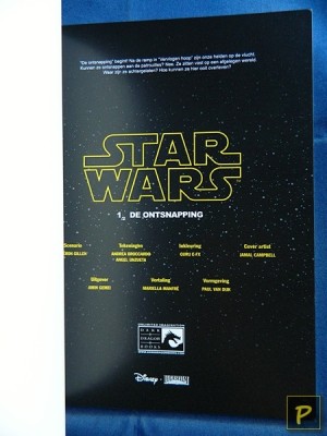 Star Wars:  De ontsnapping Deel 1 (titelblad)