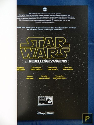 Star Wars:  Rebellengevangenis Deel 1 (titelblad)