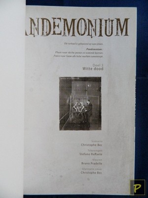 Pandemonium 3 - Witte dood (titelblad)