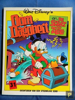 Oom Dagobert 31 - De schat op zee (1e druk)