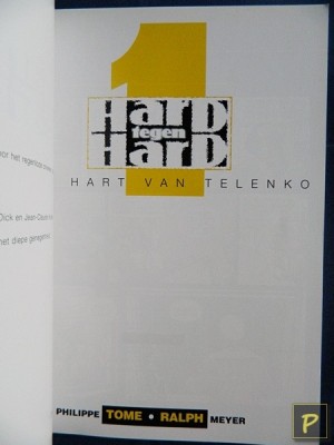 Hard tegen hard 1 - Het hart van Telenko (titelblad)