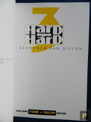 Hard tegen hard 3 - Het geheugen van Dillon (titelblad)