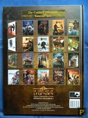 De  roep van de legenden - Operatie Excalibur I (achterkaft) 