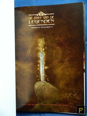 De  roep van de legenden - Operatie Excalibur II (titelblad 