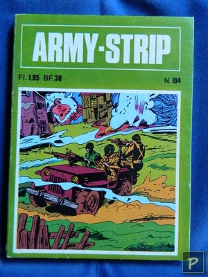 Army-Strip 104 -  2 Mannen + De neushoorn