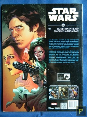 Star Wars:  Confrontatie op smokkelaarsmaan Deel 1 (achterkaft)