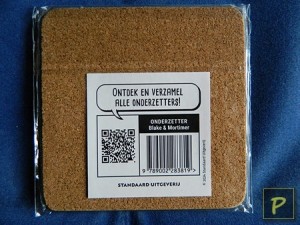 Onderzetter Blake en Mortimer (Achterkant)