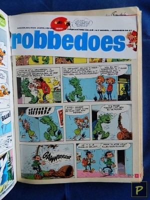 Cover van nummer 1557 ontbreekt grotendeels